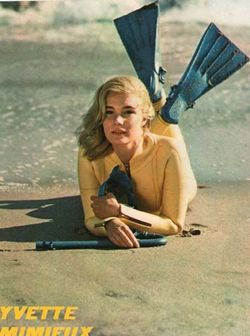 Yvette Mimieux in Wetsuit