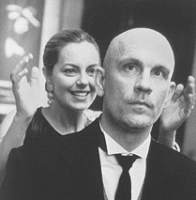 John Malkovich and Greta Sacchi