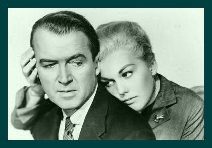 James Stewart & Kim Novak in Vertigo